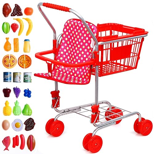 Shop 'N' Go Toy Shopping Cart for Kids and Toddler