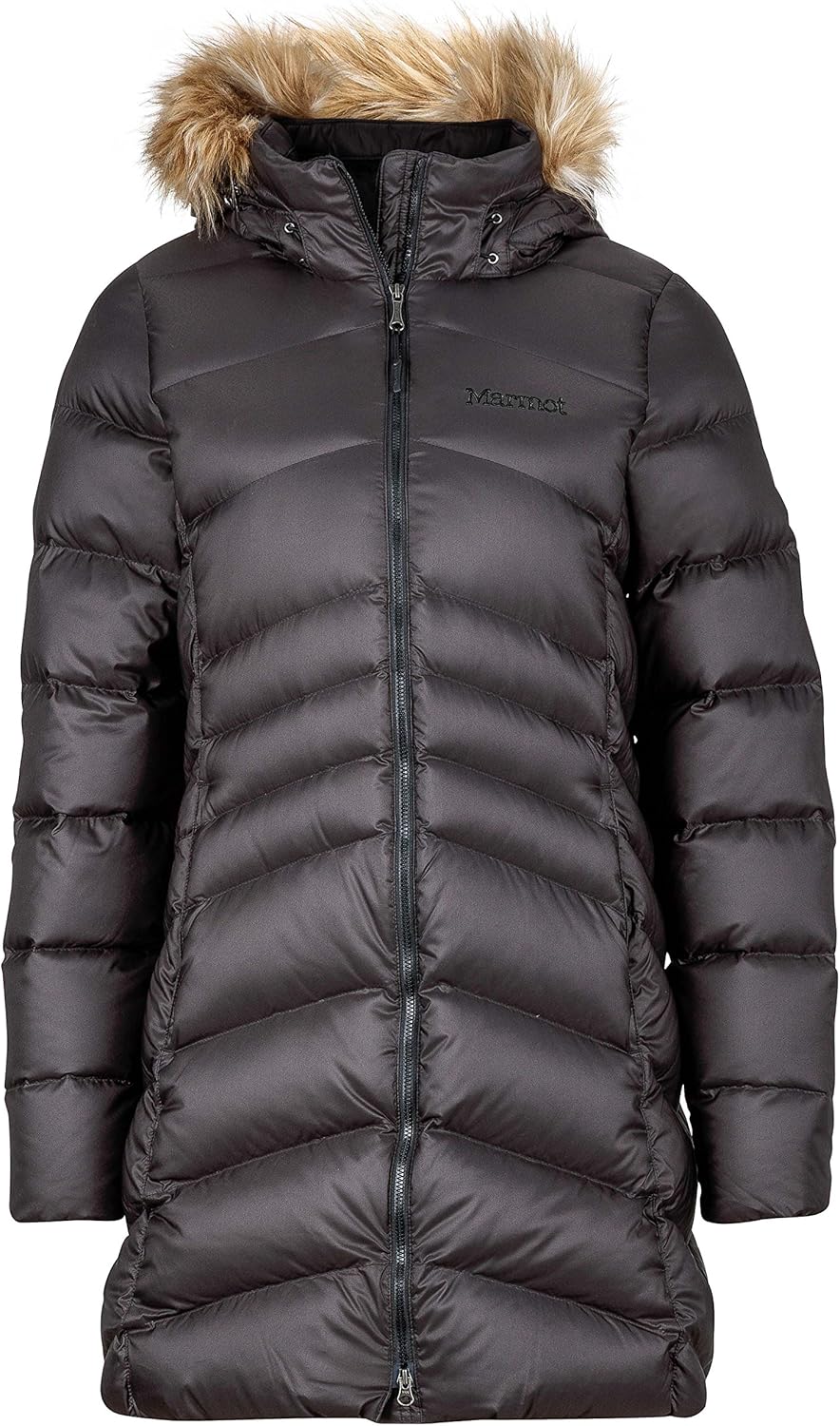 Marmot Women's Montreal Knee-length Down Puffer Coat: Clothing