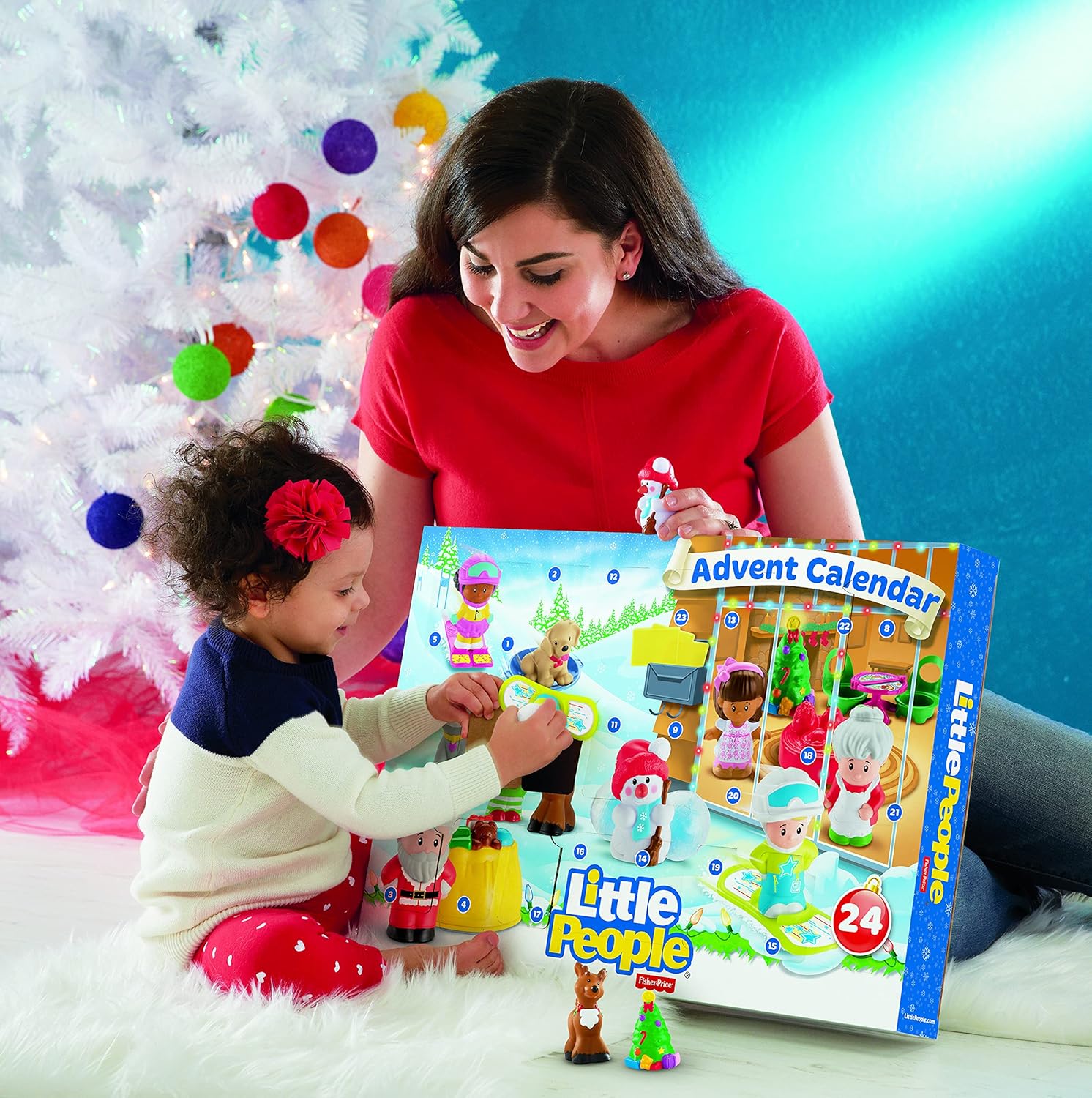Buy Fisher Price Little People Advent Calendar Count Down To Christmas With Your Toddler S Favorite Little People Friends Fun Yuletime Accessories Online At Low Prices In India Amazon In Little People Advent Calendar