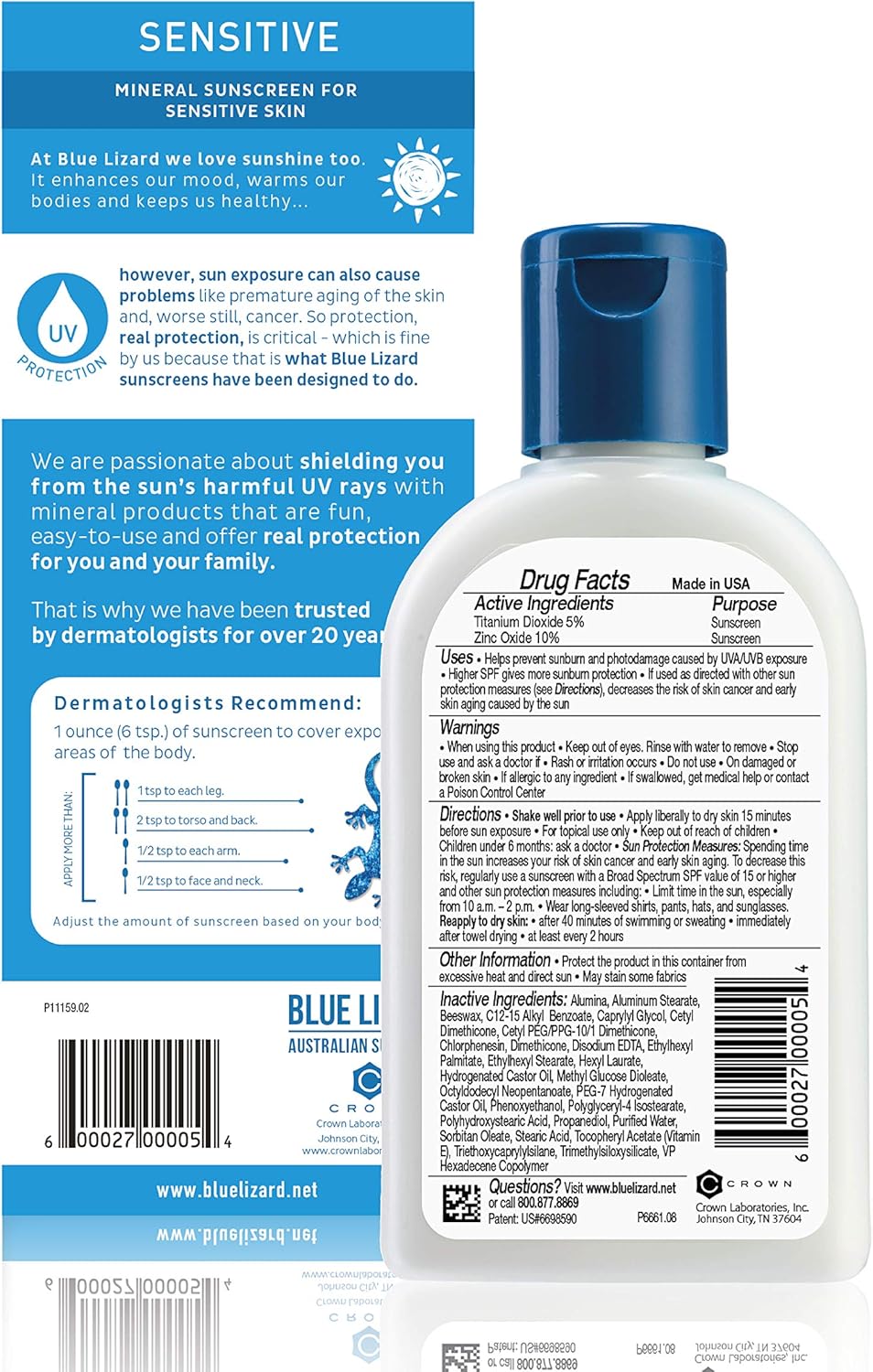 blue lizard sunscreen white cast