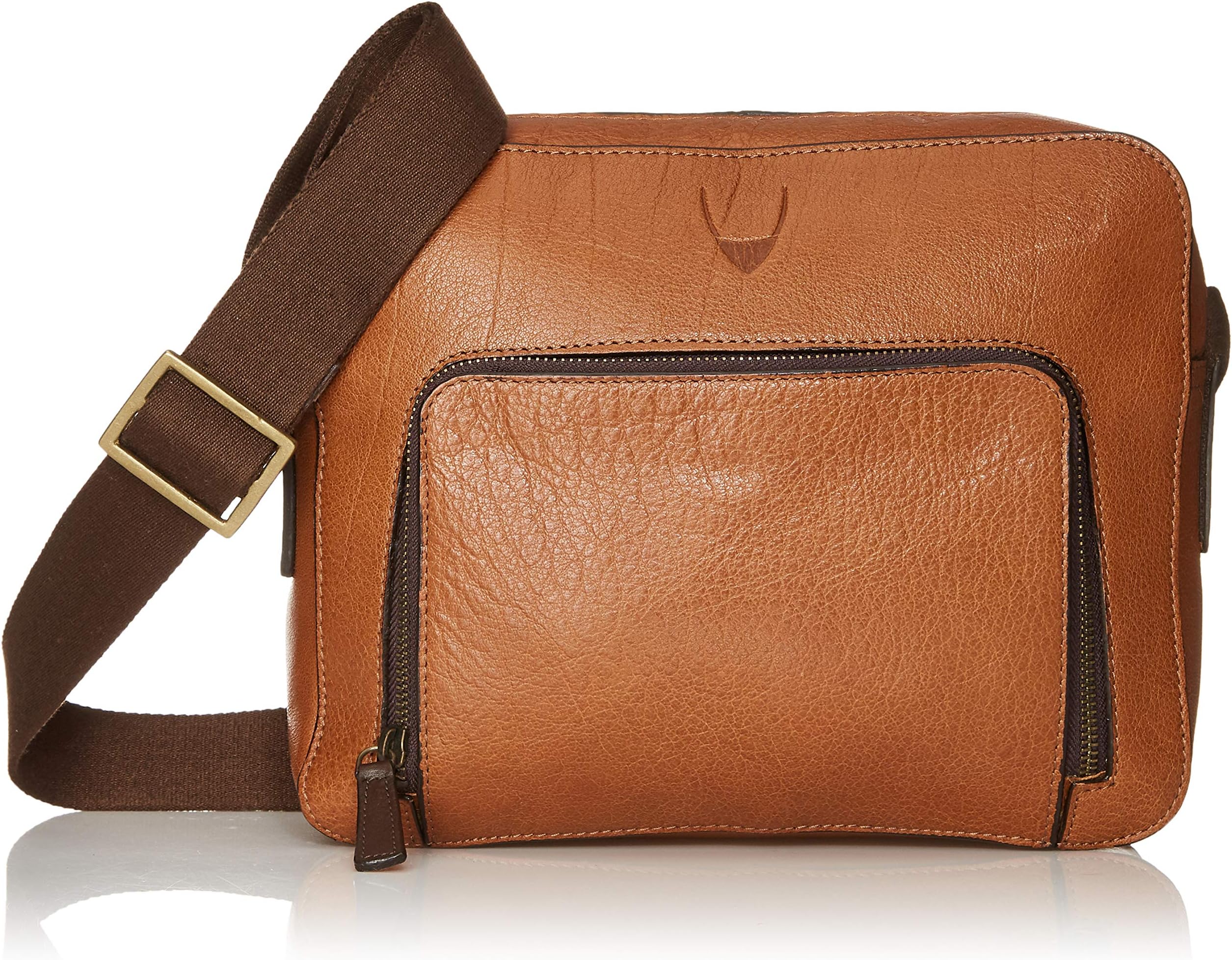 Hidesign Brooklyn Ss 19 Leather 30 cms Tan Messenger Bag (Hidesign Barcelona 01 Messenger Bag Tan)