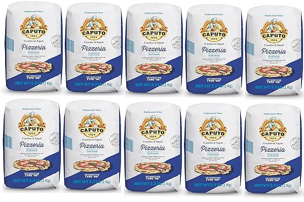 ANTIMO CAPUTO PIZZERIA BLUE 00 ITALIAN FLOUR, ORIGINAL, 2.2 POUND (PACK OF 10)