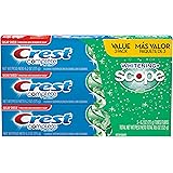 Crest Complete Whitening Plus Scope Toothpaste - Minty Fresh, Net Wt. 6.2 oz(175 g) (Pack of 3)
