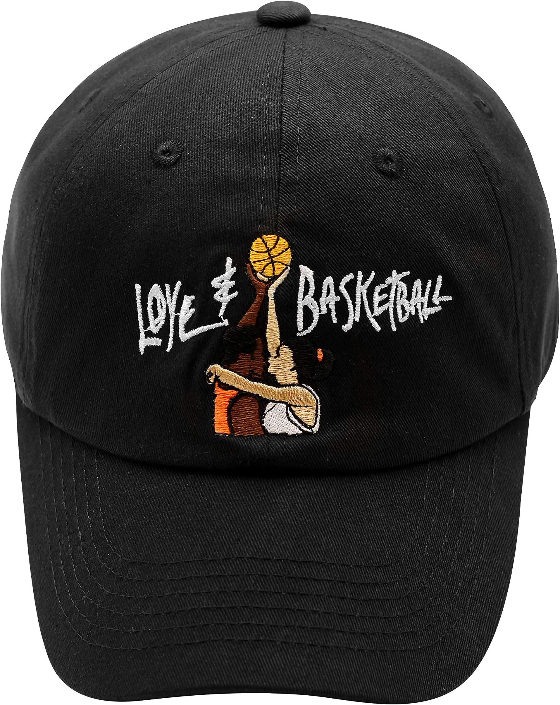 Love and Basketball Dad Hat Cotton Baseball Cap Adjustable Baseball Caps Unisex