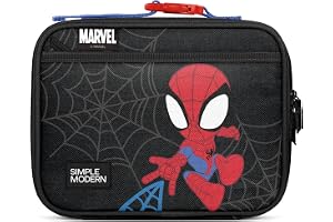 Simple Modern Marvel Spidey Kids Lunch Box & Insulated Lunch Bag for School | Hadley Cute Lunch Box for Girls, Boys, Toddlers | Fits Bento Box, Lunch Containers | Small Lunch Bag | Spider-Man, Spidey Kid