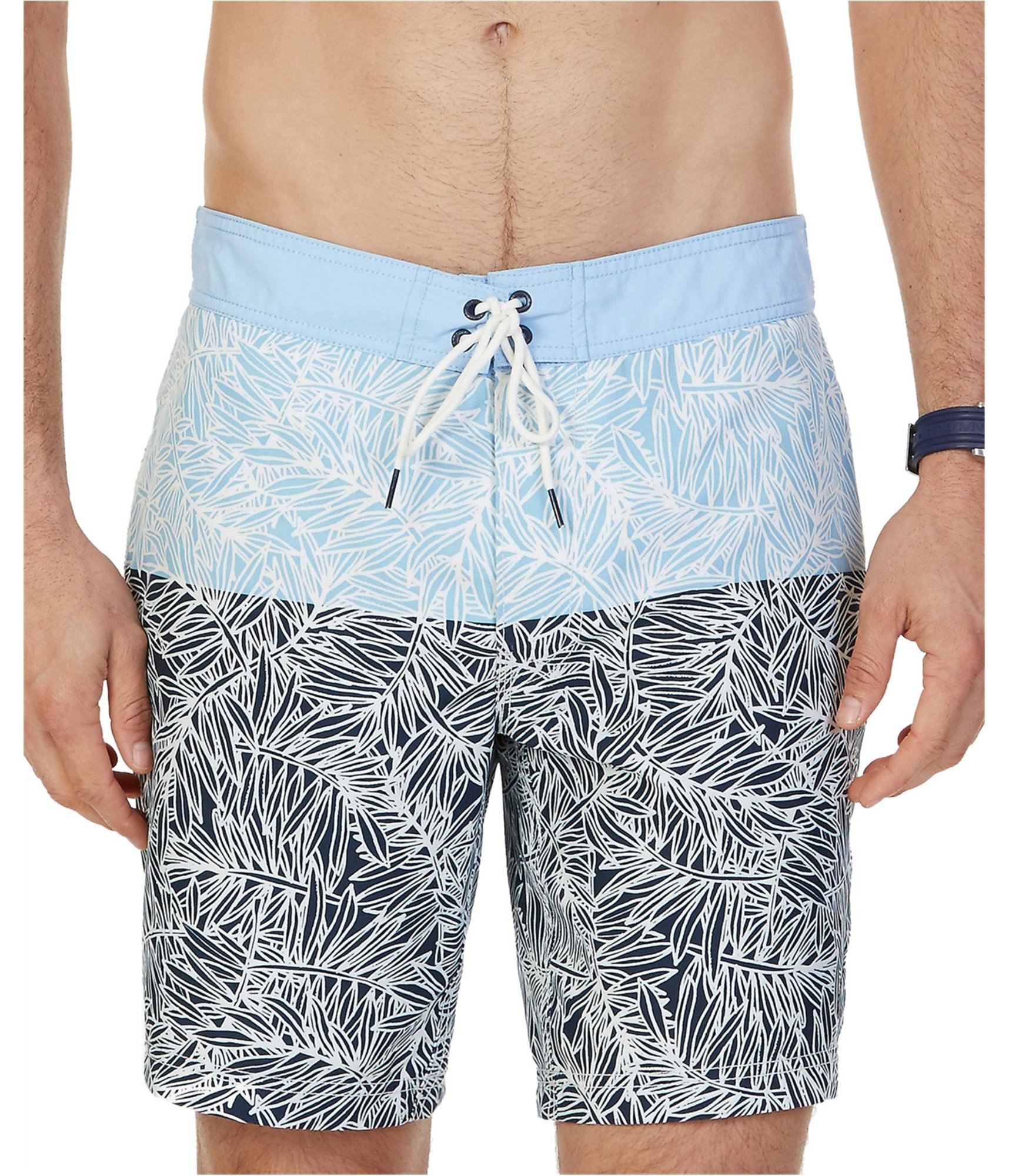 Nautica Men's Quick Dry Printed Swim Trunk Nautical Fashions