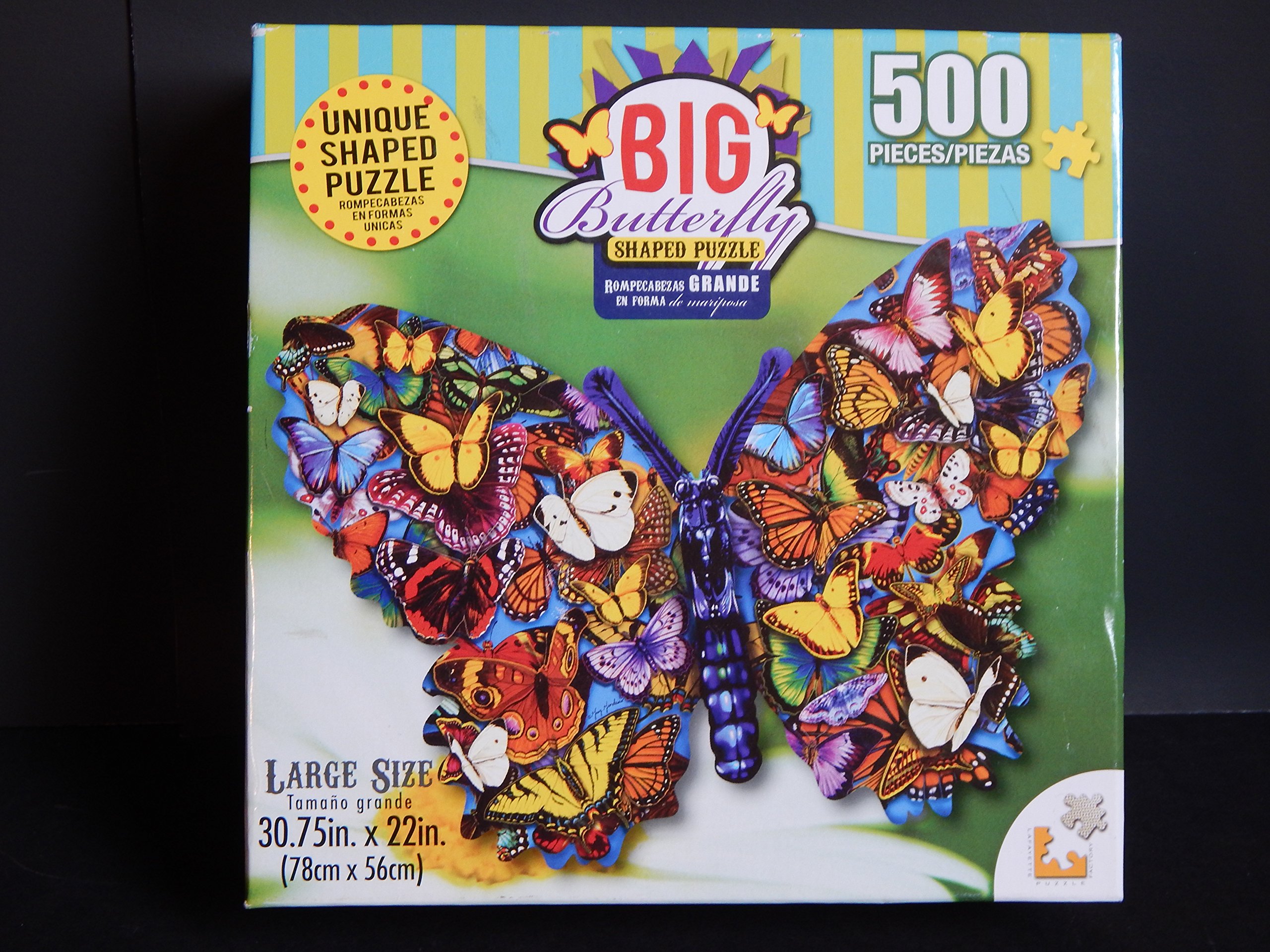 Bursting with Butterflies Shaped Jigsaw Puzzle 500 Pieces