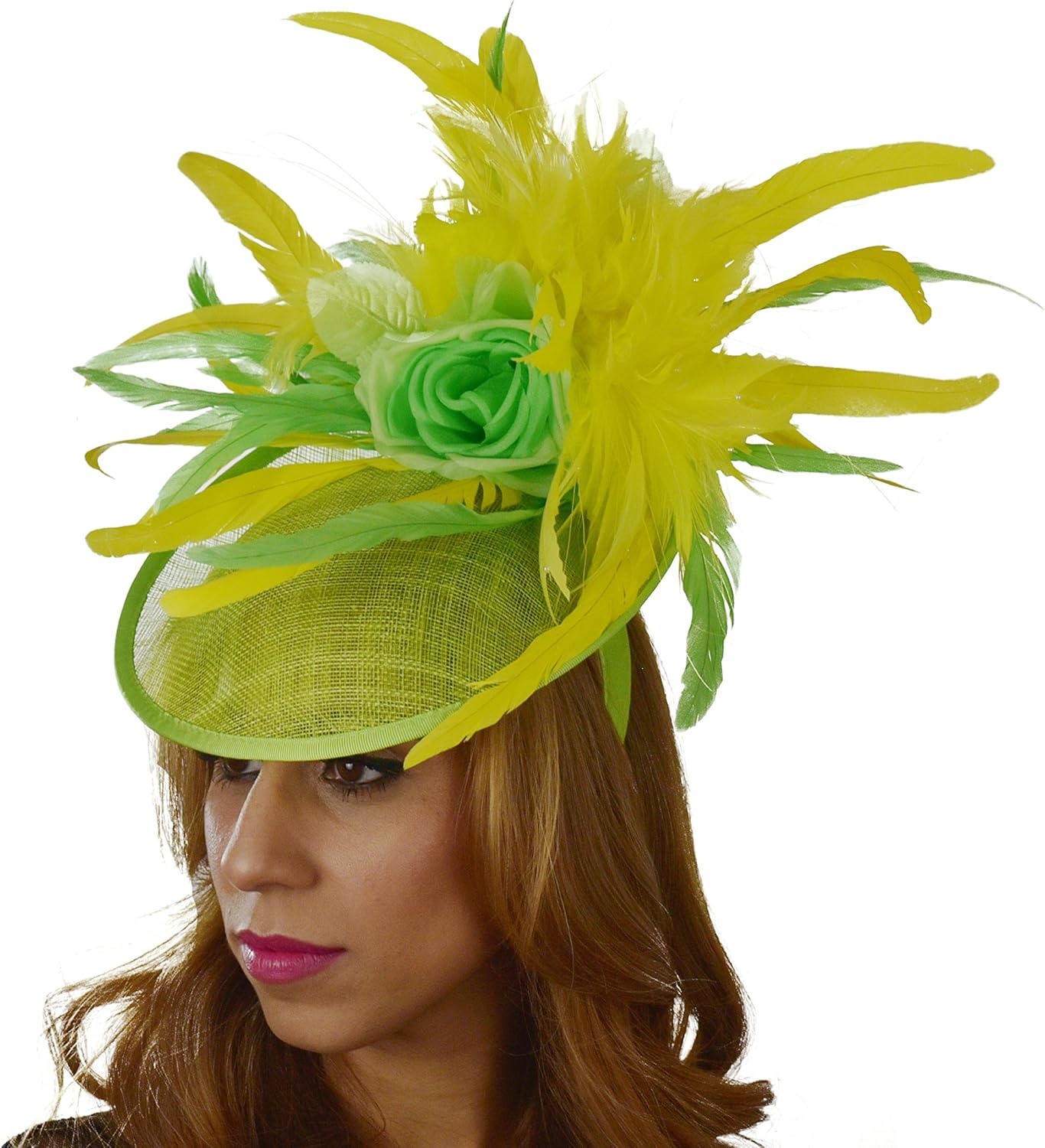 yellow races hat