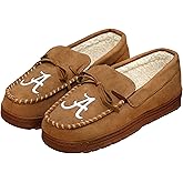 FOCO NCAA Mens NCAA College Team Logo Moccasin Slippers