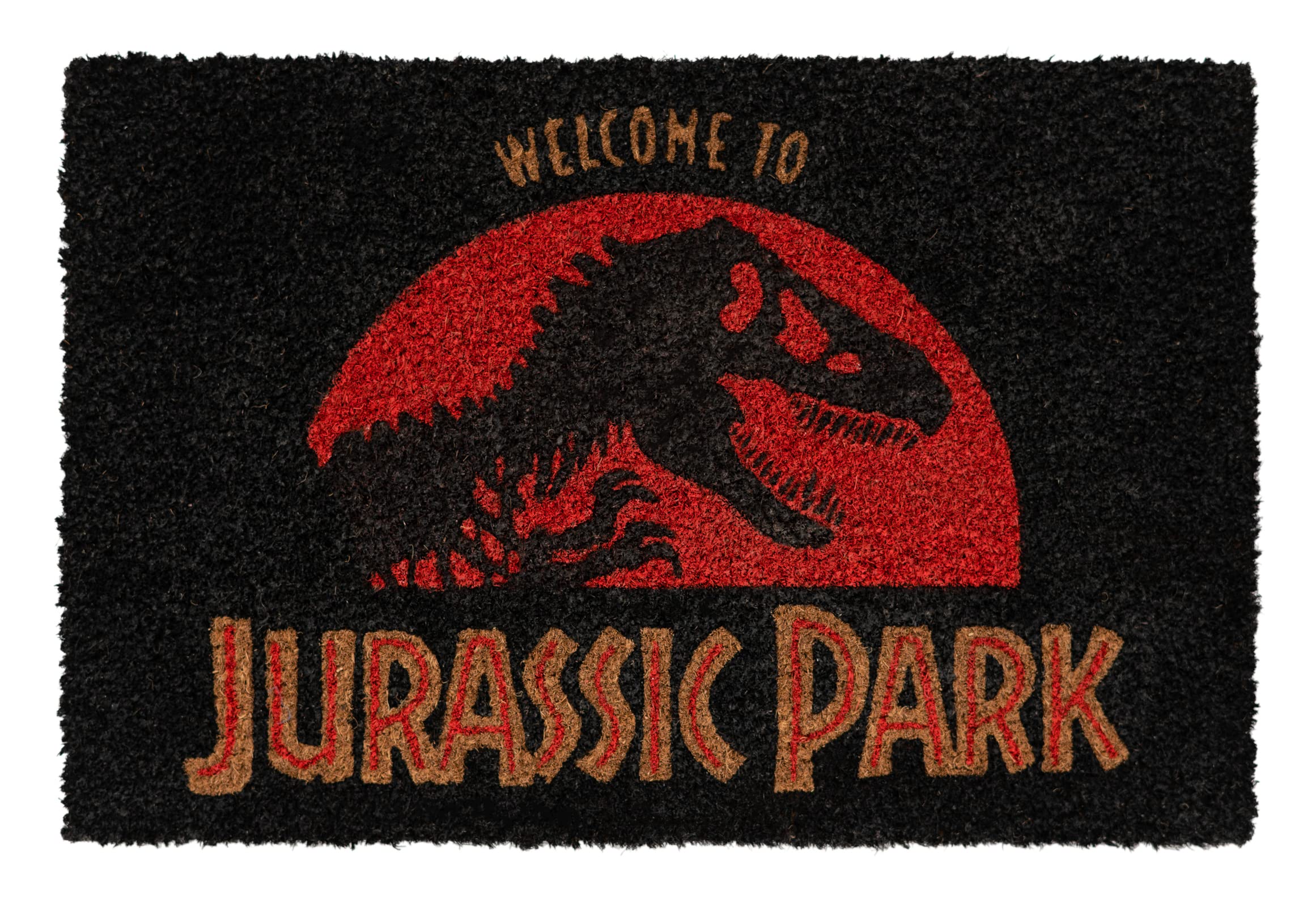 Grupo Erik Door Mat - Jurassic Park Merchandise | 15.7 x 23.6 inches - 40 x 60 cm Coco Coir, Coconut Coir, Indoor & Outdoor Door Mat | Jurassic World Rebirth, Dinosaur Gifts For Adults