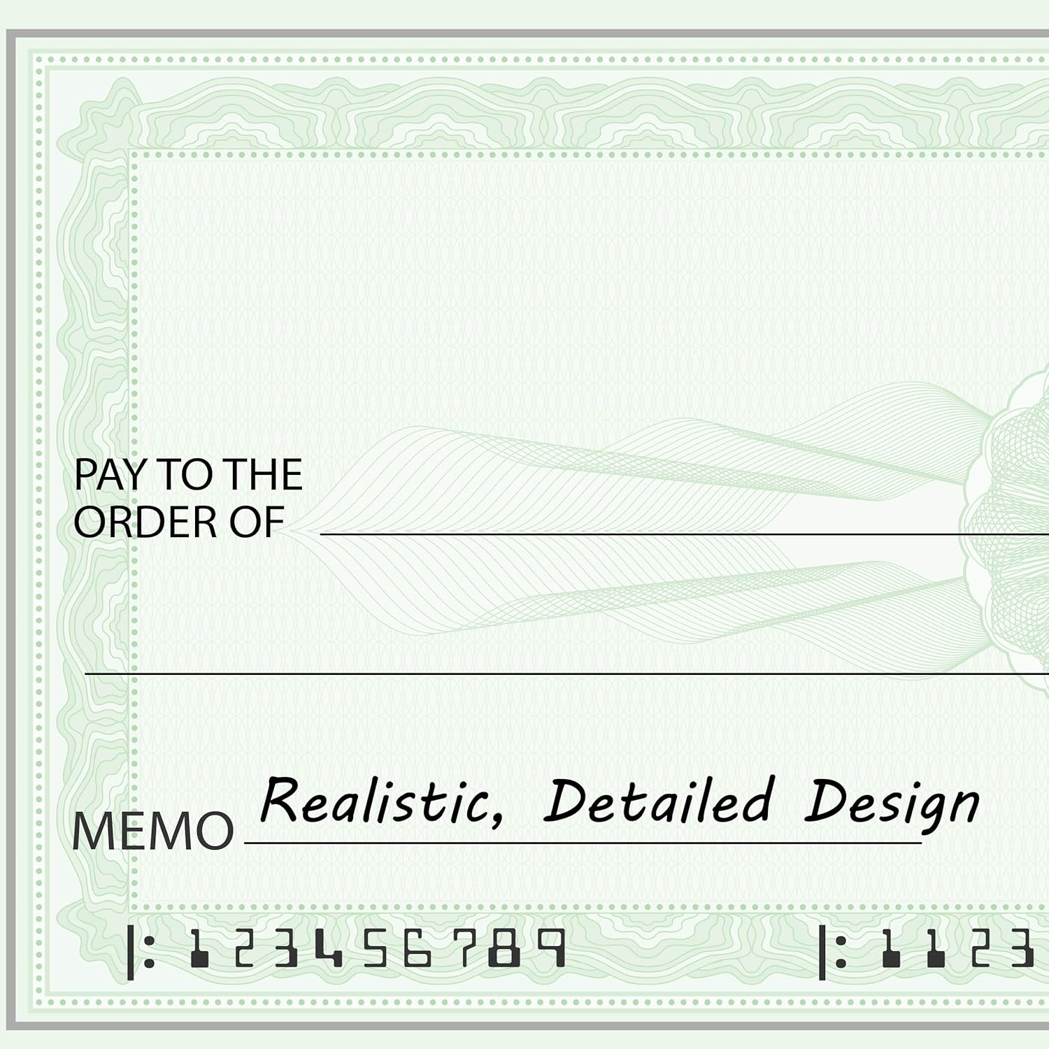 Giant Fake Presentation Check | Oversized Dry Erase Large Novelty Check for Awards, Prizes, Fundraisers, or Presentations | Realistic Design Reusable Jumbo Big Blank Gag Check by ORCA (36" x 16"): Everything Else