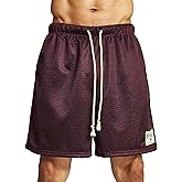 Ouber Men's Mesh Gym Shorts with Pockets Dry Fit Performance for Workouts Basketball Shorts