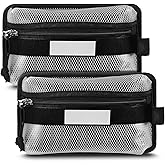 Aliceset 2 Pcs Tactical Pouch Admin Pouch Tactical Bag Insert Panel Organizer with Writable Patches, Molle Panel Accessories Utility Storage Pocket Accessories with Hook Fasteners