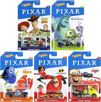 Amazon Com Hot Wheels Bundle Of 5 Disney Pixar Toy Story Monster S Inc Finding Nemo Incredibles Cars Toys Games Amazon Com Hot Wheels Bundle Of 5 Disney Pixar Toy Story Monster S Inc Finding Nemo Incredibles Cars Toys Games