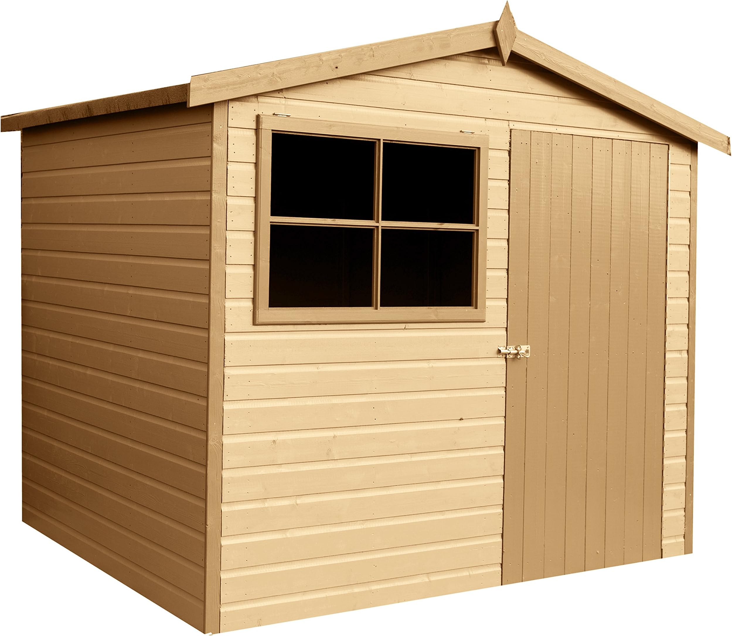 HIGHWOOD Wroxham 8 x 6 Shed, Honey Brown, 179x239x222 cm