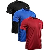 NELEUS Men's Dry Fit Mesh Athletic Shirts