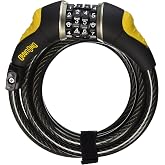 Onguard Doberman Combo Cable Locks - Coil Cable Combo Lock 12mmx6'
