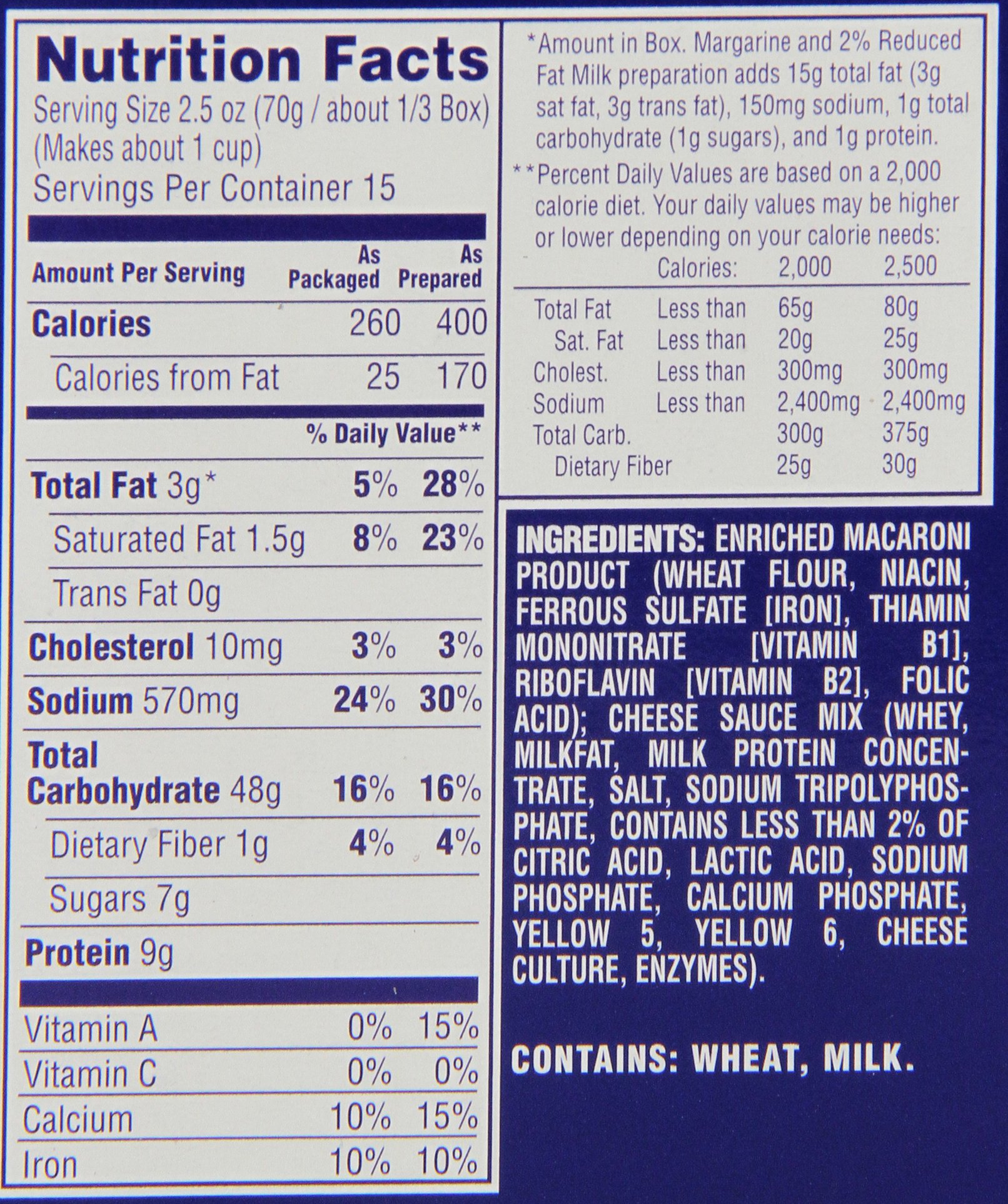 Kraft Macaroni & Cheese Dinner, Original, 7.25 oz, 5 Pack - Image 3