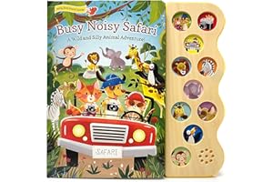 Busy Noisy Safari: Interactive Children's Sound Book (10 Button Early Bird Sound Book)
