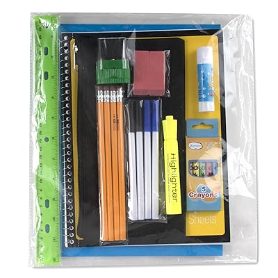 Buy Piece School Supplies For K 12 Back To School Supplies For Students School Supply Kit Bundle Pack For Boys And Girls Online In Turkey B07mvnpdgn