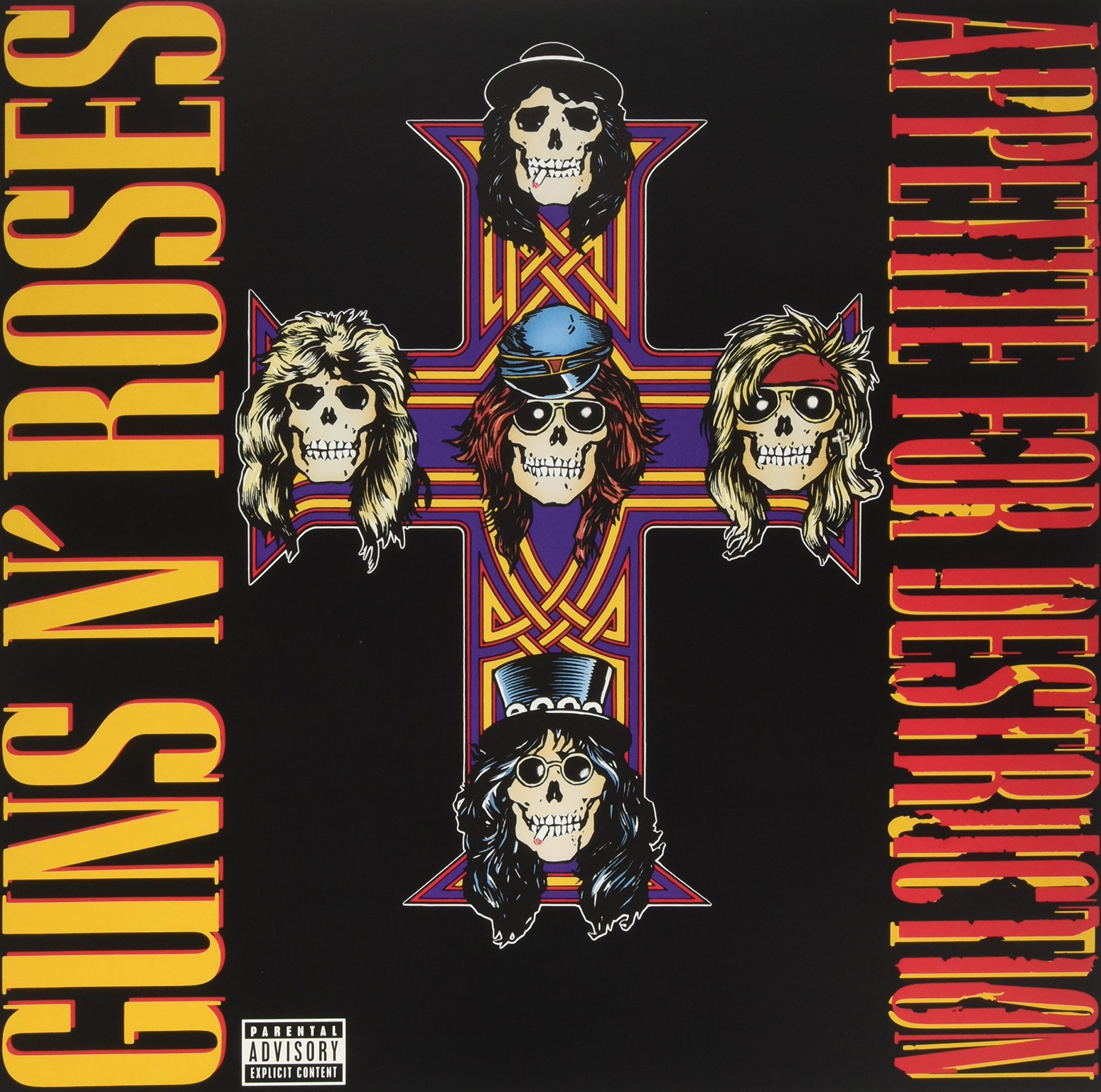 Appetite for Destruction Vinyl Guns n Roses LP Record Album