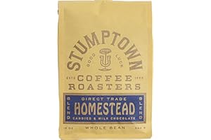 Stumptown Coffee Roasters, Medium Roast Whole Bean Coffee - Homestead Blend 12 Ounce Bag with Flavor Notes of Milk Chocolate, Cherry and Orange
