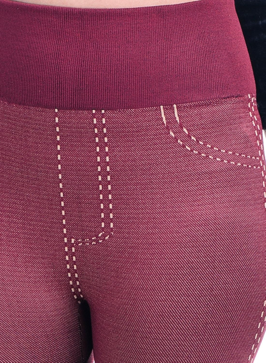 timbre women's denim printed high waist jeggings combo pack of 4