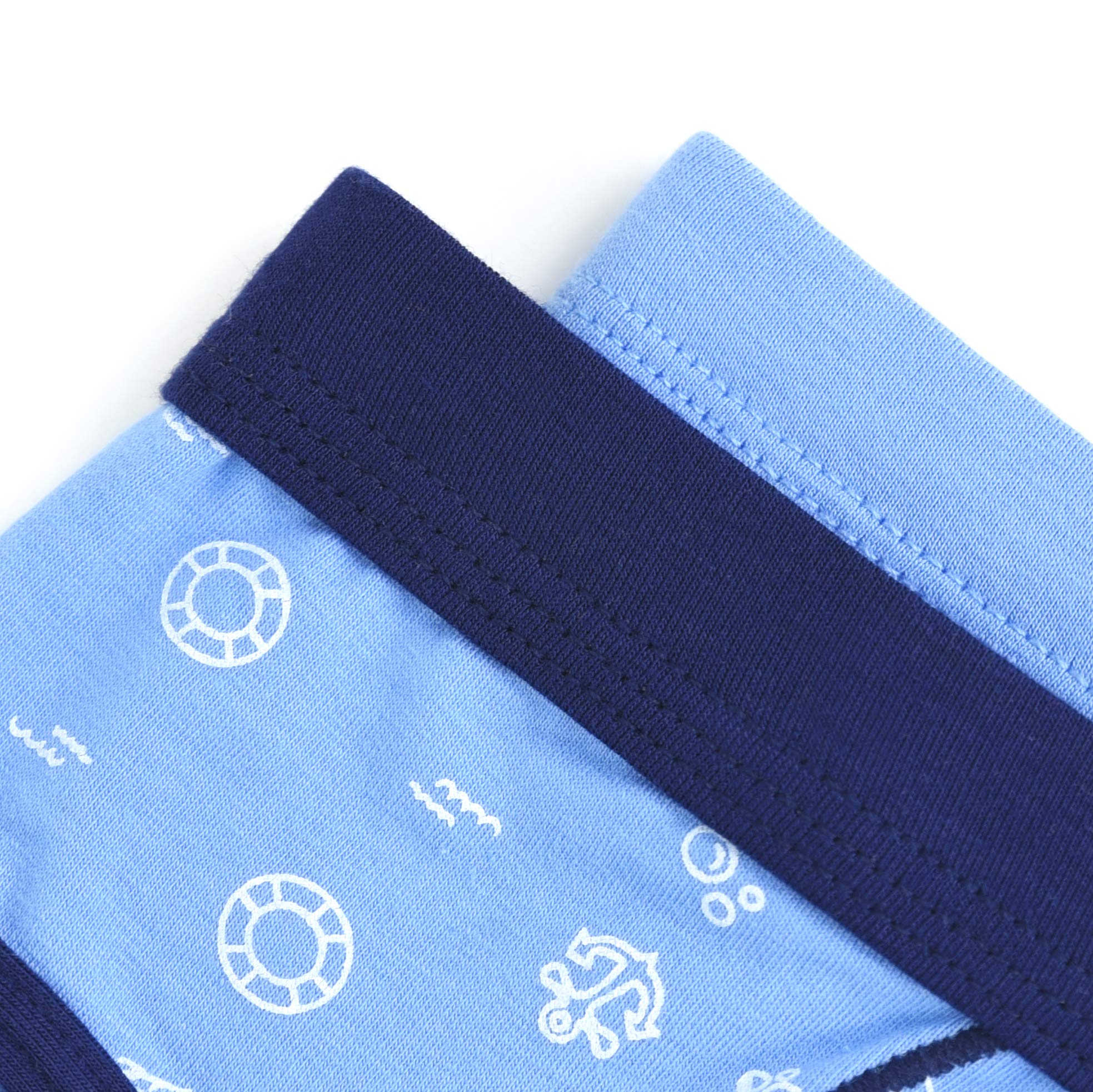 slaixiu Cotton Little Boys Briefs Cartoon Dinosaur Truck Kids Underwear 4-Pack (UWAA-No.1-120)