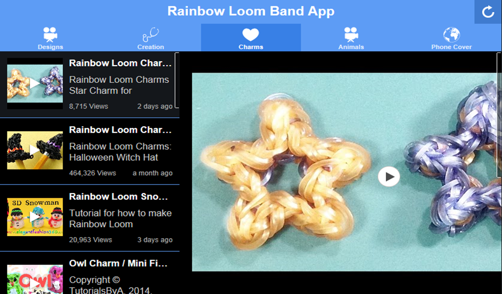 Rainbow Loom App Video - Thumbnail 2