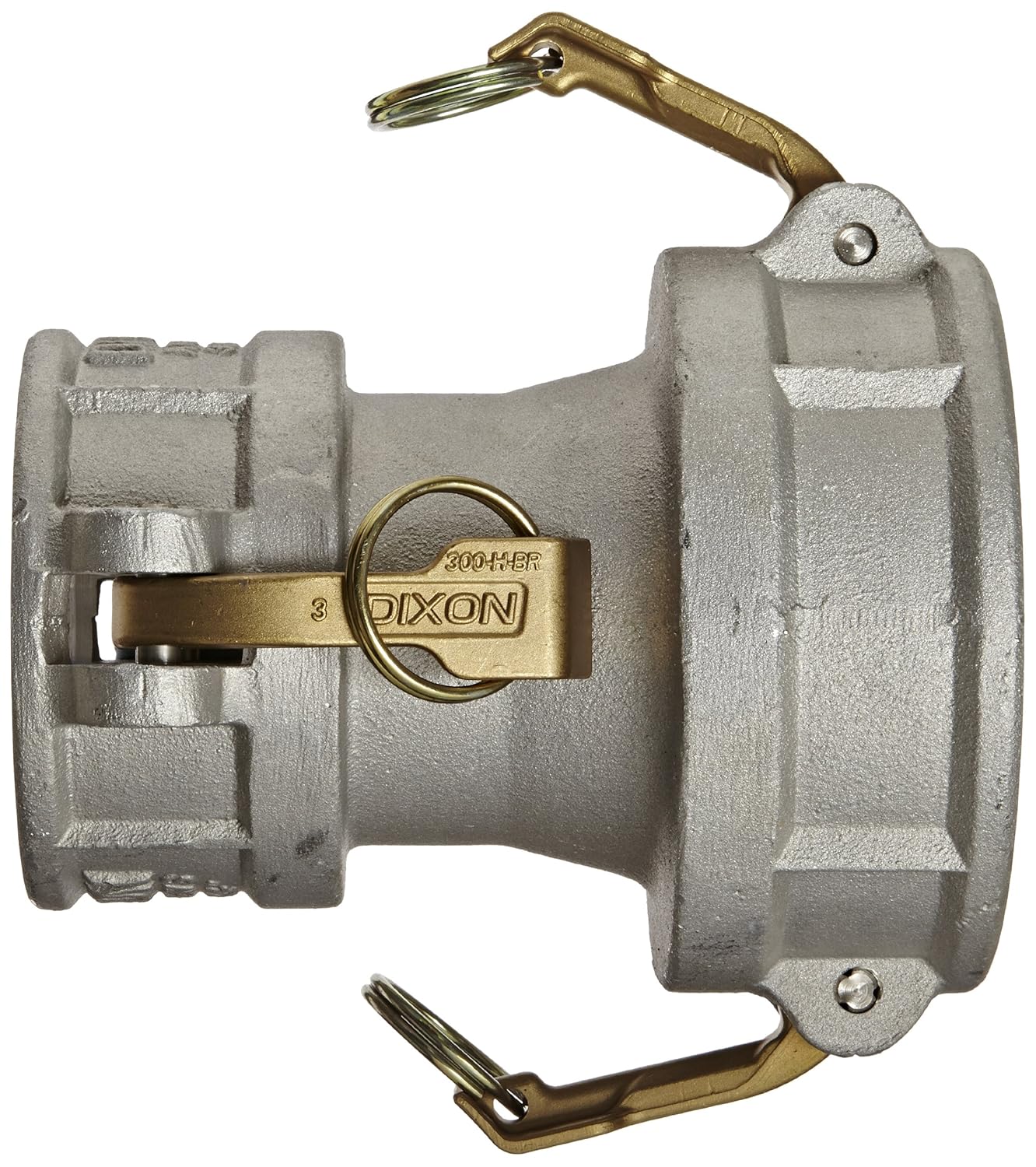 Dixon 2030DDAL Aluminum Cam and Groove Hose Fitting Reducing Spool Coupler 2 Socket x 3 Socket