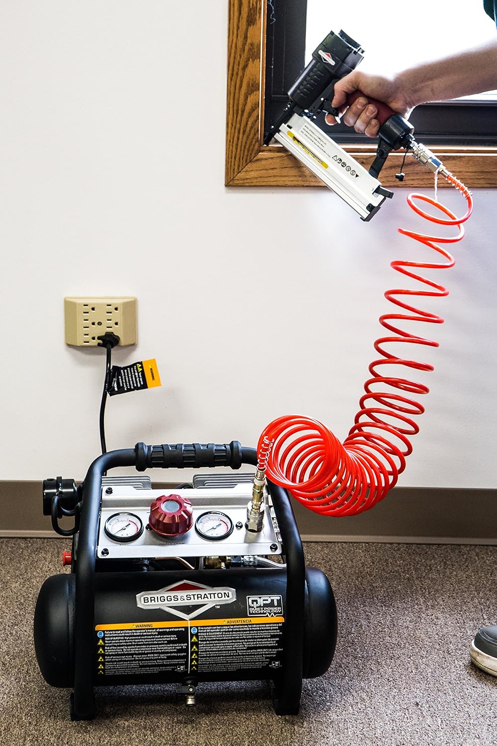 Tools Briggs & Stratton 3Gallon Quiet Power Technology Air Compressor