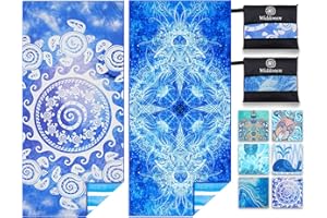 Microfiber Lightweight Beach Towel Sand Free Quick Dry Absorbent Thin Compact Towels for Swimming Pool Camping Beach Accessor