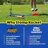 Stomp Rocket Jr Glow Rocket Launcher 4 Foam Rockets STEM Toy Ages 3+ Year Round view 3