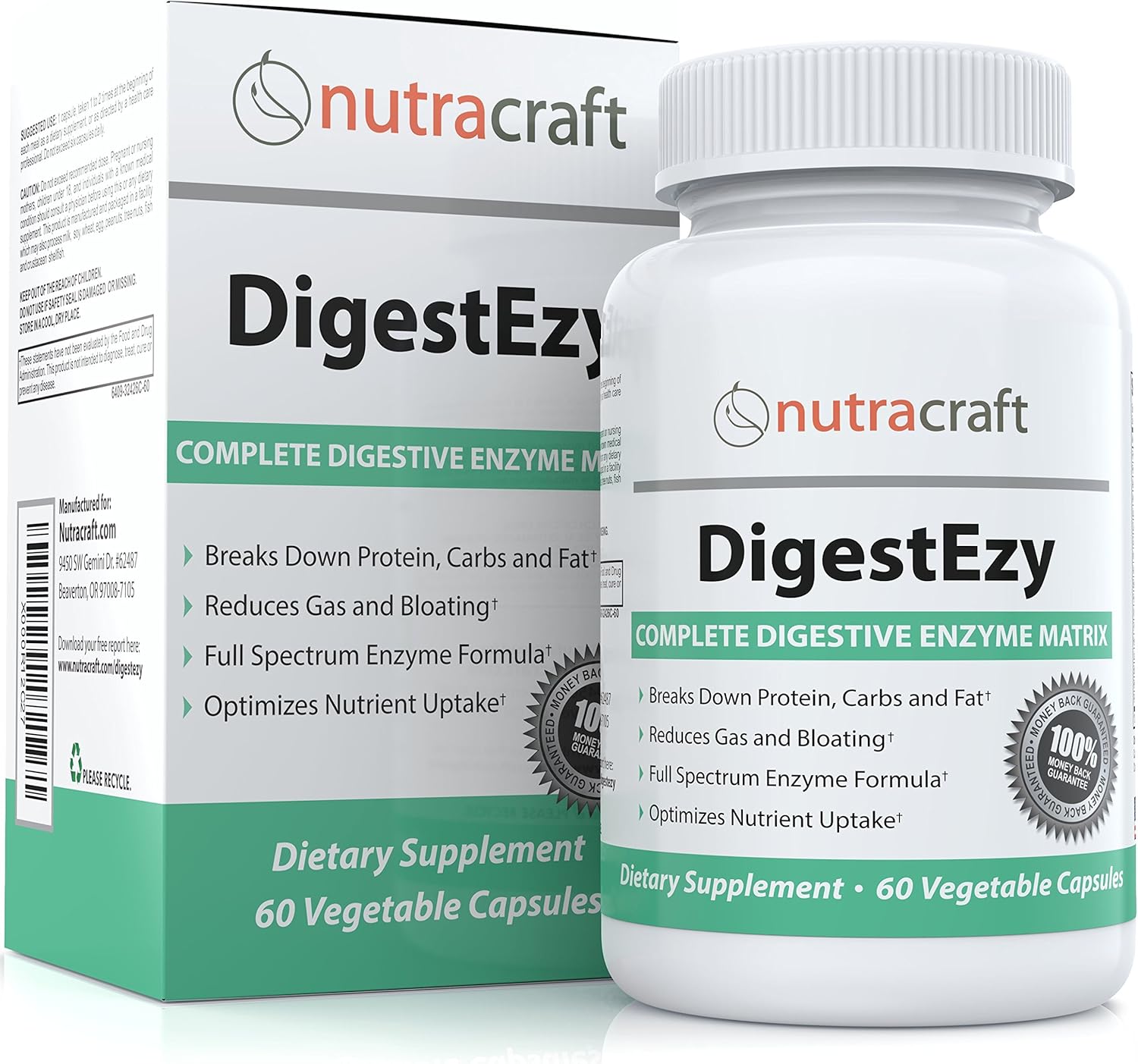 1 Digestive Enzyme Supplement 100 Money Back Guarantee Best Multi