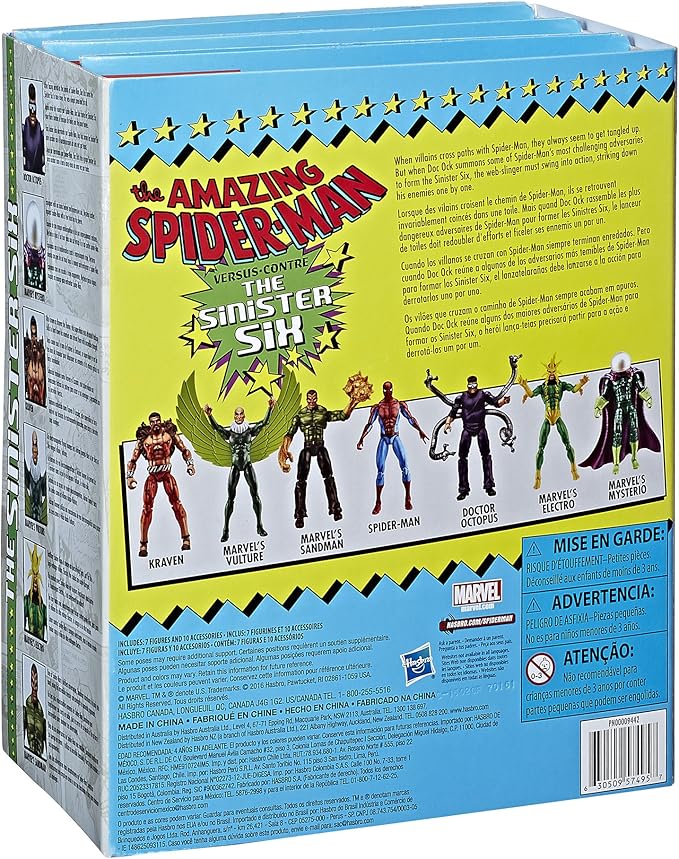 marvel legends spider man sinister six