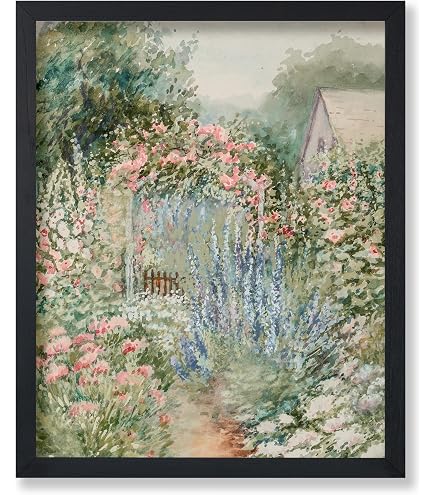 Amazon.com: Zeshin Peonies Flower Japanese Laquer Painting Large