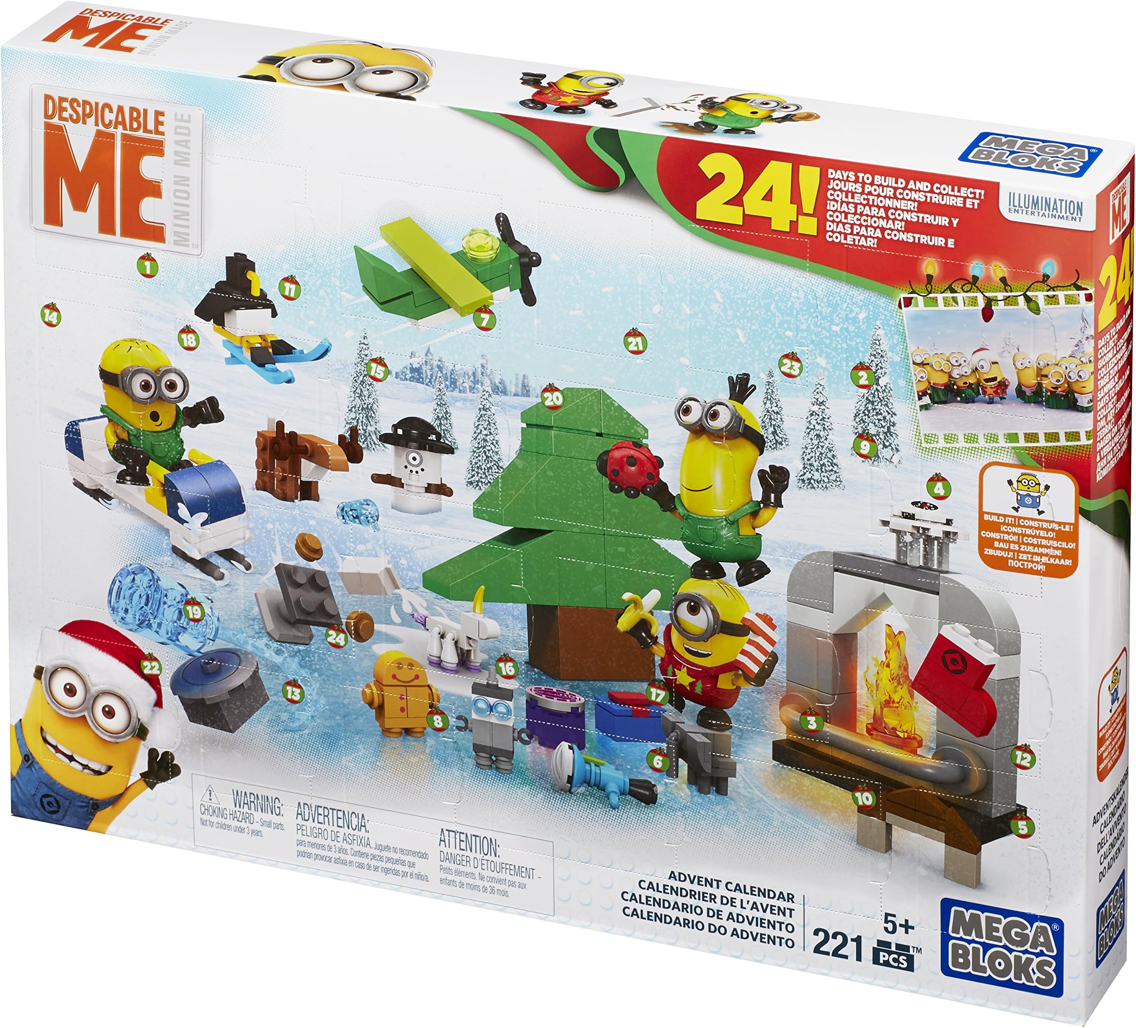 Mega Bloks Minions Movie Advent Calendar