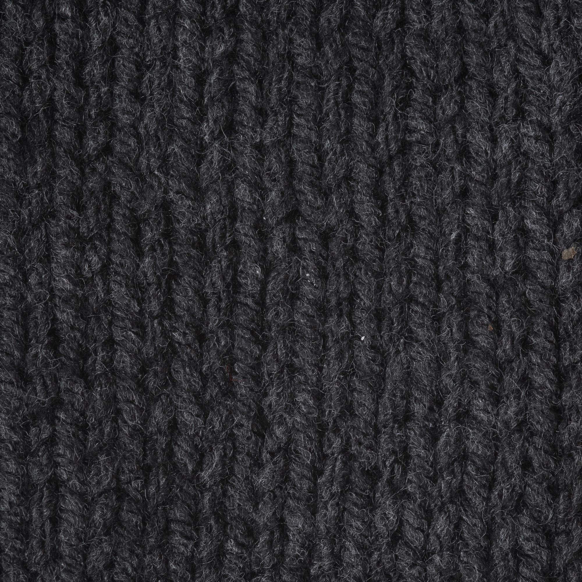 Caron One Pound Solids Yarn, 16oz, Gauge 4 Medium, 100% Acrylic - Dark Grey Mix- For Crochet, Knitting & Crafting ( 1 Piece )