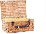Woodluv Wicker Hamper Basket - Large Gift Basket for All Occasions view 3