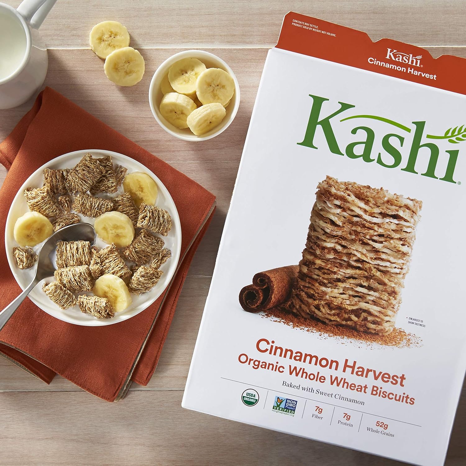 Kashi Shredded Wheat Cinnamon Nutrition Runners High Nutrition
