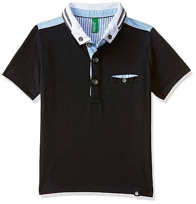 Boys Regular Fit Striped Polo
