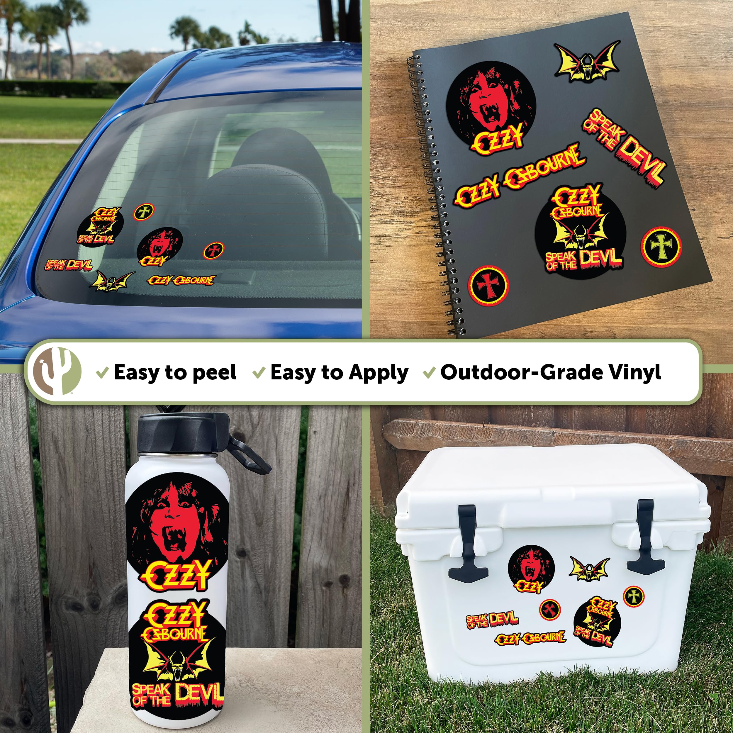 Desert Cactus Monopoly Sticker Pack - 9 Vinyl Decals For Laptop, Car, Water Bottle (2-6 Inch Sizes) - View #8