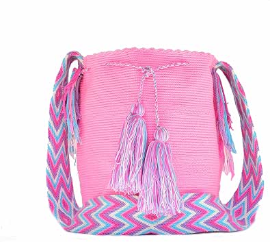 Amazon.com: Love \u0026 Lucky Wayuu Mochila Bag - Large - Handmade in Colombia  by Indigenous Peoples. Made with Crocheted Cotton. : Clothing, Shoes \u0026  Jewelry