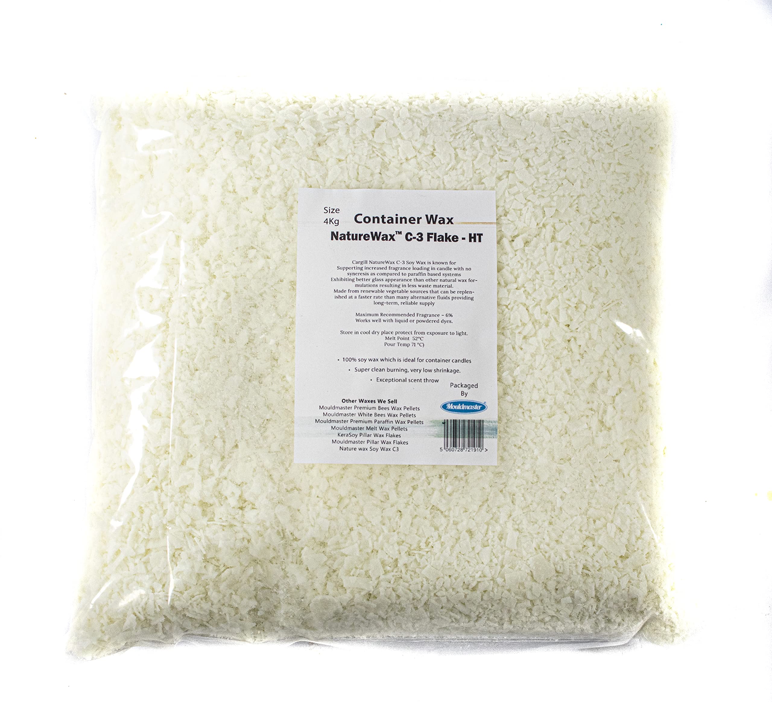 Mouldmaster Nature Soy Wax C3, Off White, 4kg