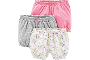 Simple Joys by Carter's Baby-Girls 3-Pack Bloomer ShortShorts