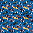Danilo Promotions LTD Hot Wheels Birthday Wrapping Paper - 2 Sheets and 2 Tags