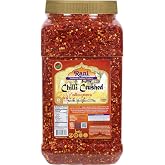 Rani Crushed Red Pepper Flakes Chilli (Pizza Type Cut) 80oz (5lbs) 2.27kg Bulk PET Jar ~ All Natural, No Color added, Gluten Friendly | Vegan | NON-GMO | Kosher | No Salt or fillers