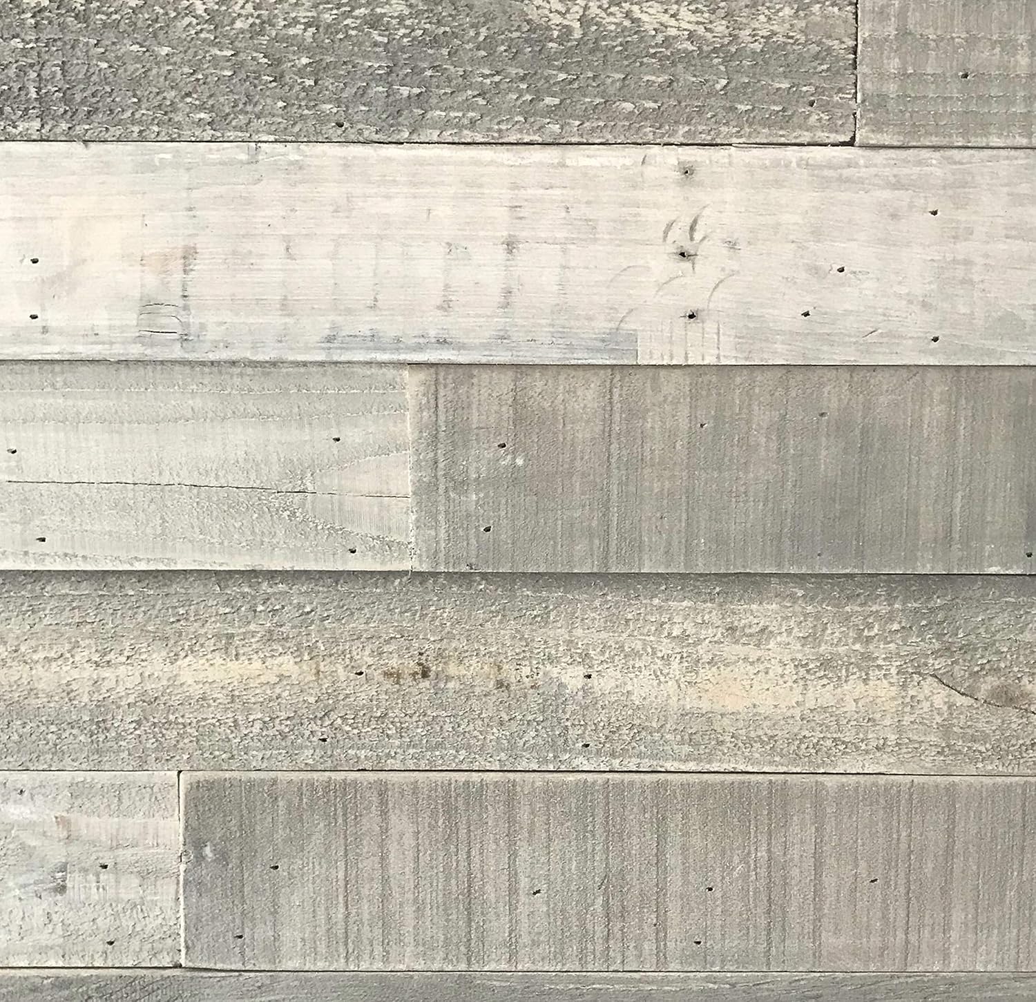 Amazon Com Lsi Reclaimed Wood White Wash Bleached Grey 3d Wall