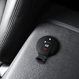 kwmobile Silicone Key Fob Cover for Mini 3 Button Smart Key - Red view 2