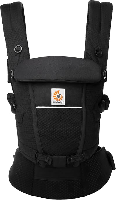 Ergobaby Adapt Baby Carrier Newborn Three Positions SoftFlex Mesh Onyx Black